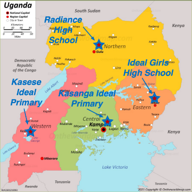 Uganda Map